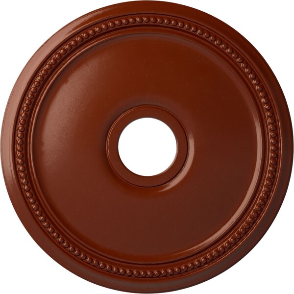 Ekena Millwork Diane Ceiling Medallion (Fits Canopies up to 5 3/8"), 18"OD x 3 5/8"ID x 1 1/8"P, Firebrick CM18DIFIF - main